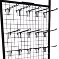 Floor metal retail display rack Wire grid panel wall hook display rack